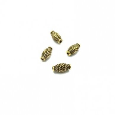 12x6mm aukso sp. intarpai, 14vnt.