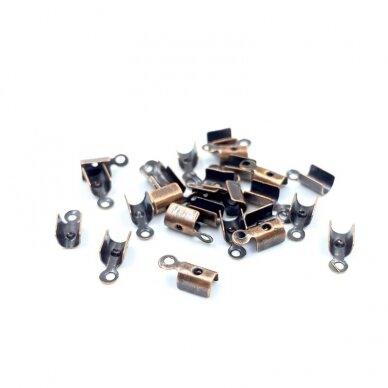 3,5x8mm vario sp. užbaigimo detalė juostelei, ±170vnt.