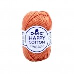 DMC Happy Cotton siūlai, oranžinės sp. ±20g