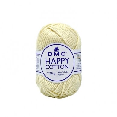 DMC Happy Cotton siūlai, geltonos sp. ±20g