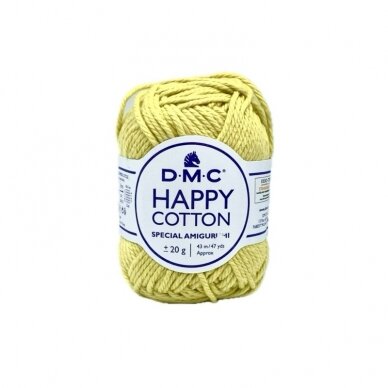 DMC Happy Cotton siūlai, geltonos sp. ±20g