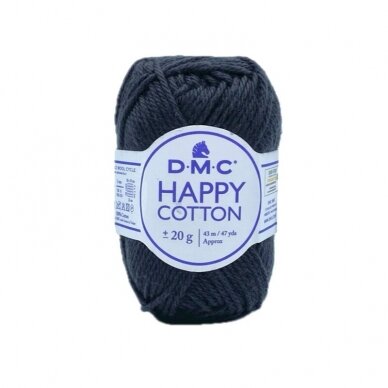 DMC Happy Cotton siūlai, juodos sp. ±20g