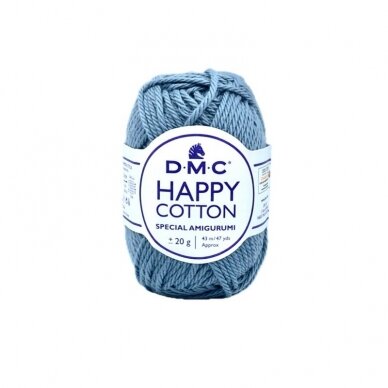 DMC Happy Cotton siūlai, melsvos sp. ±20g