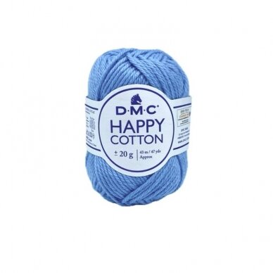 DMC Happy Cotton siūlai, melsvos sp. ±20g