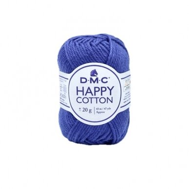 DMC Happy Cotton siūlai, mėlynos sp. ±20g