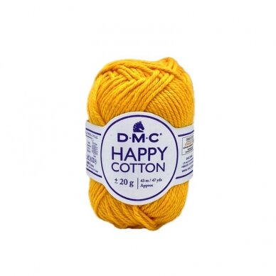 DMC Happy Cotton siūlai, oranžinės sp. ±20g