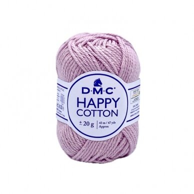 DMC Happy Cotton siūlai, pelenų rožinės sp. ±20g