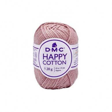 DMC Happy Cotton siūlai, pelenų rožinės sp. ±20g