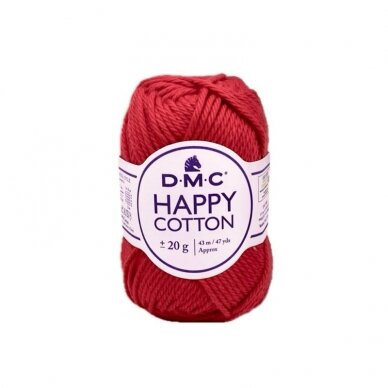 DMC Happy Cotton siūlai, raudonos sp. ±20g