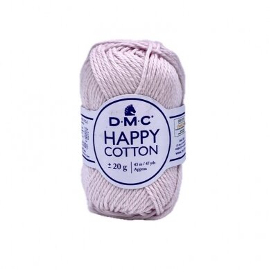 DMC Happy Cotton siūlai, švelniai rožinės sp. ±20g