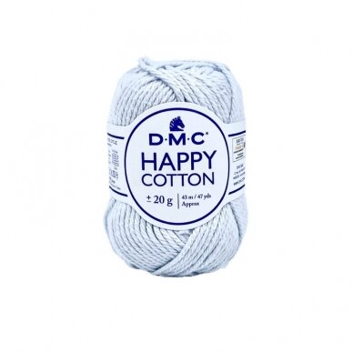 DMC Happy Cotton siūlai, švelnios žydros sp. ±20g