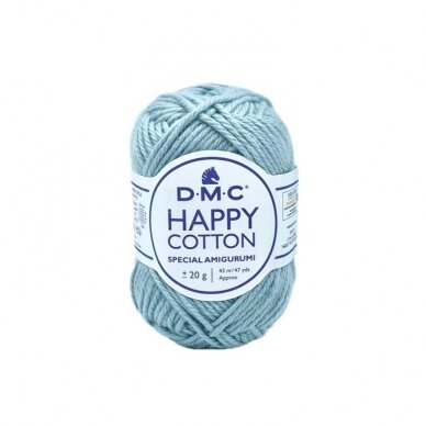 DMC Happy Cotton siūlai, žydros sp. ±20g