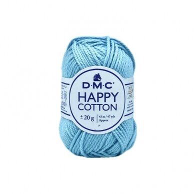 DMC Happy Cotton siūlai, žydros sp. ±20g