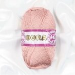 Madame Tricote Paris Dora siūlai, pelenų rožinės sp. 100g